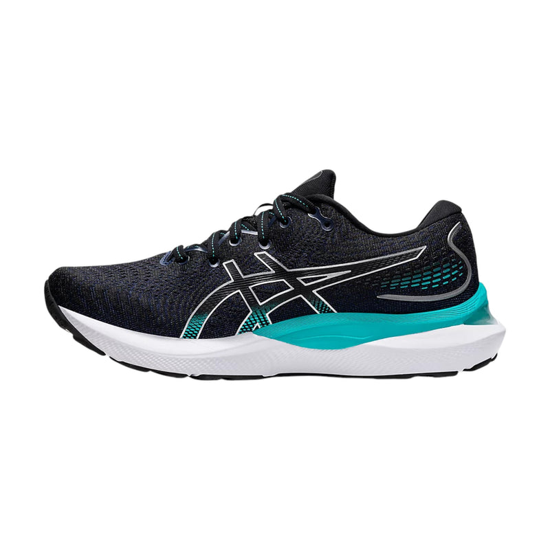 Womens Asics Gel-Cumulus 24 Black/ Pure Silver Athletic Running Shoes