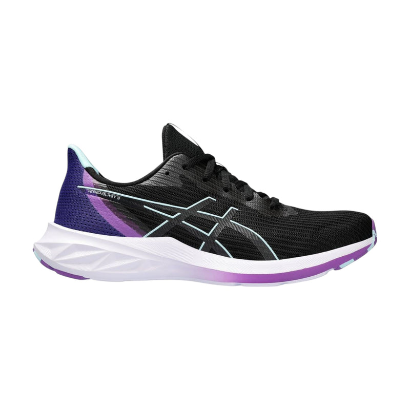 Womens Asics Versablast 3 Black/ Aquamarine Athletic Running Shoes