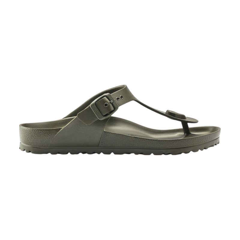 Unisex Birkenstock Gizeh Eva Khaki Slip On Sandals