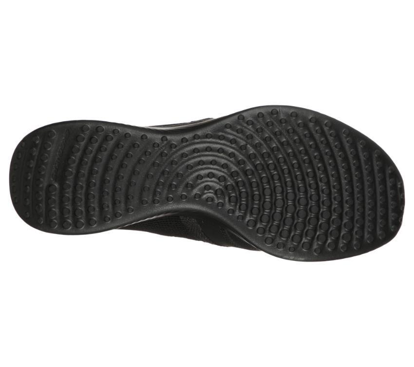 Womens Skechers Microburst 2.0 - Savvy Poise Shoes Black/Black