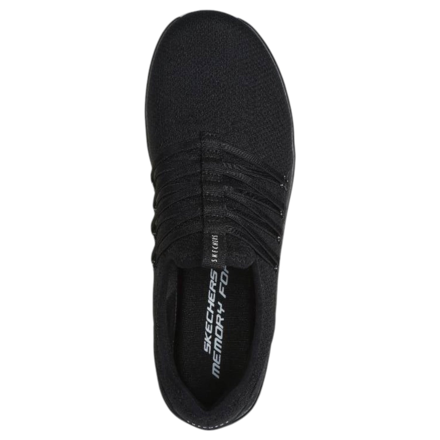 Womens Skechers Virtue - Moonflower Shoes Black/White