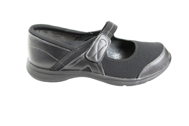 Womens Homyped Prance Black Sandals Slip On Shoes Flats