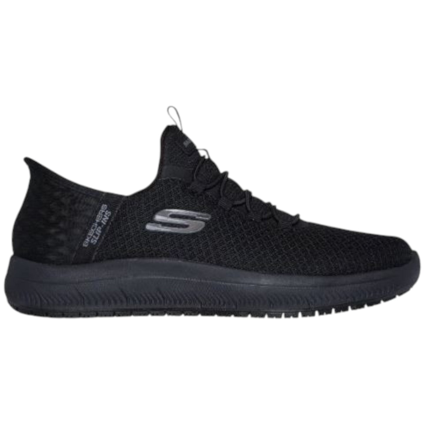 Womens Skechers Slip-Ins Work: Summits Slip Resistant - Enslee Shoes Black/Black