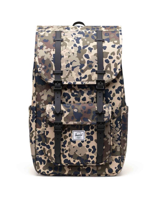 Unisex Herschel Little America Travel Bag 30L Terrain Camo Backpack