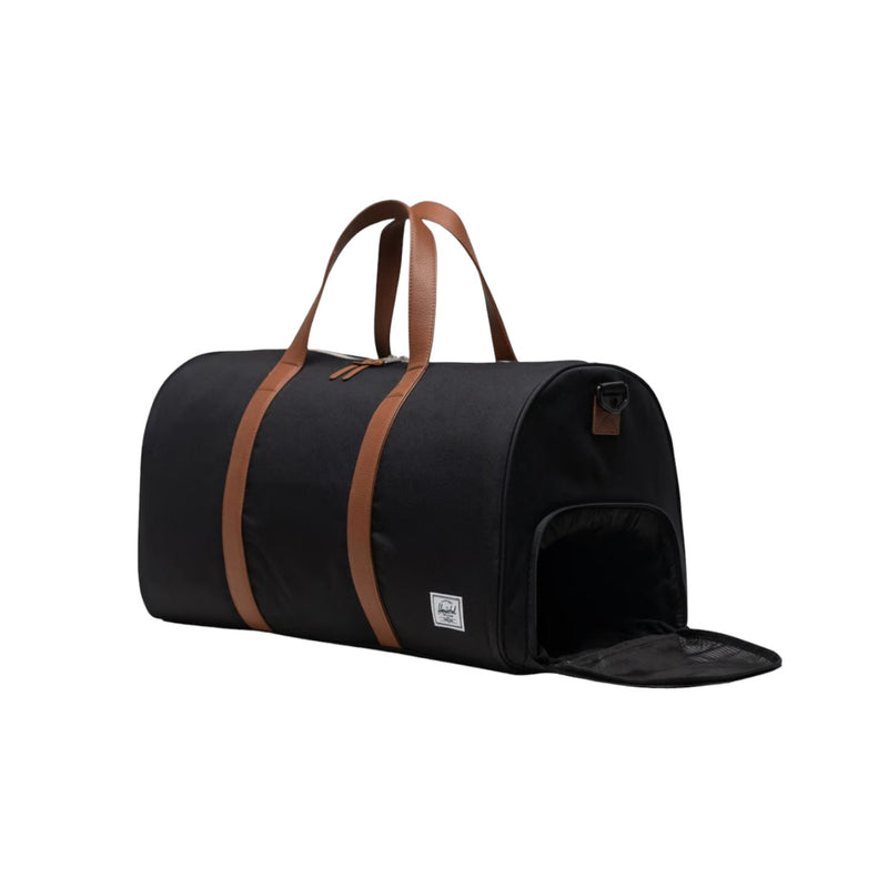 Unisex Herschel Novel Duffle Bag 43L Black Travel Bag