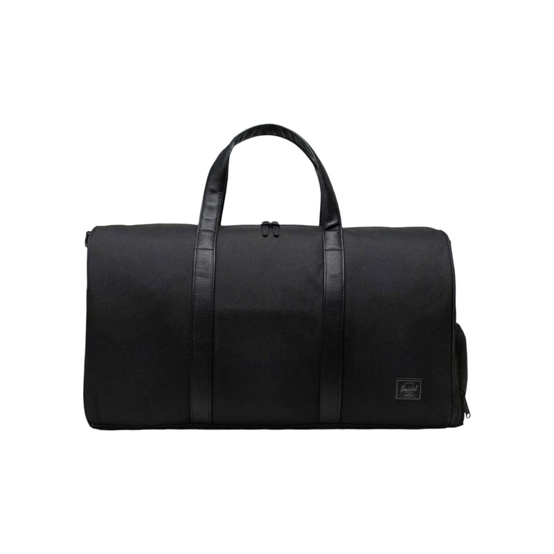 Unisex Herschel Novel Duffle Bag 43L Black Tonal Travel Bag