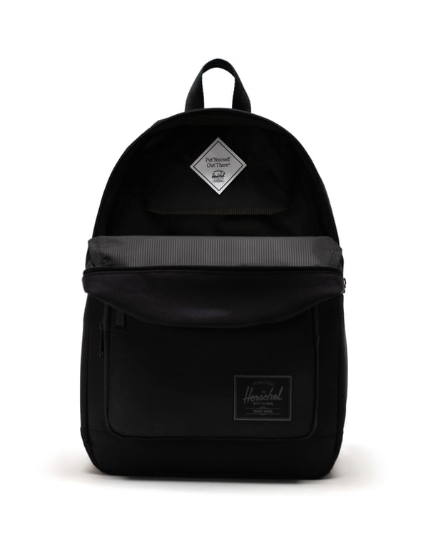 Unisex Herschel Pop Quiz Travel Bag 25L Black Tonal Backpack