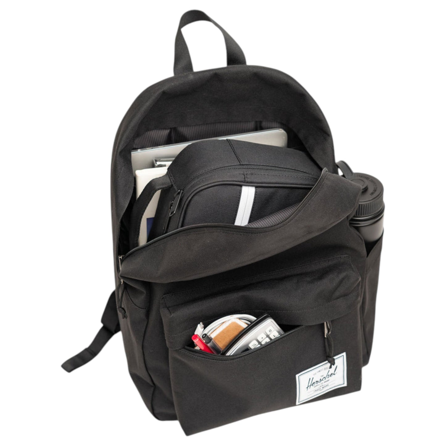 Unisex Adults Herschel Classic 20L Backpack Black Tonal