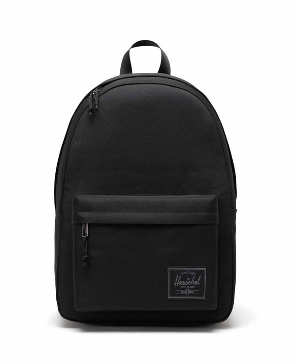 Unisex Herschel Classic Xl Travel Bag 26L Black Tonal Backpack