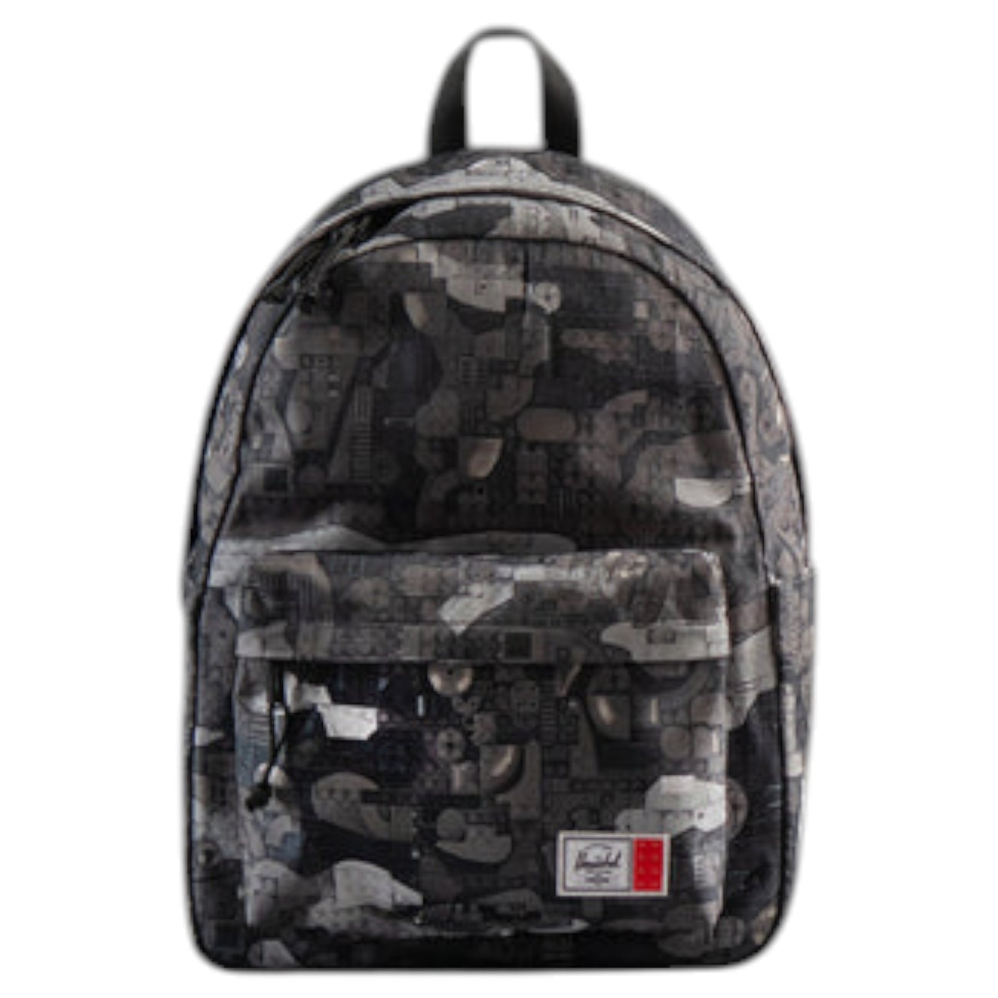 Unisex Adults Herschel Lego Classic XL 30L Backpack Abstract Bricks Black