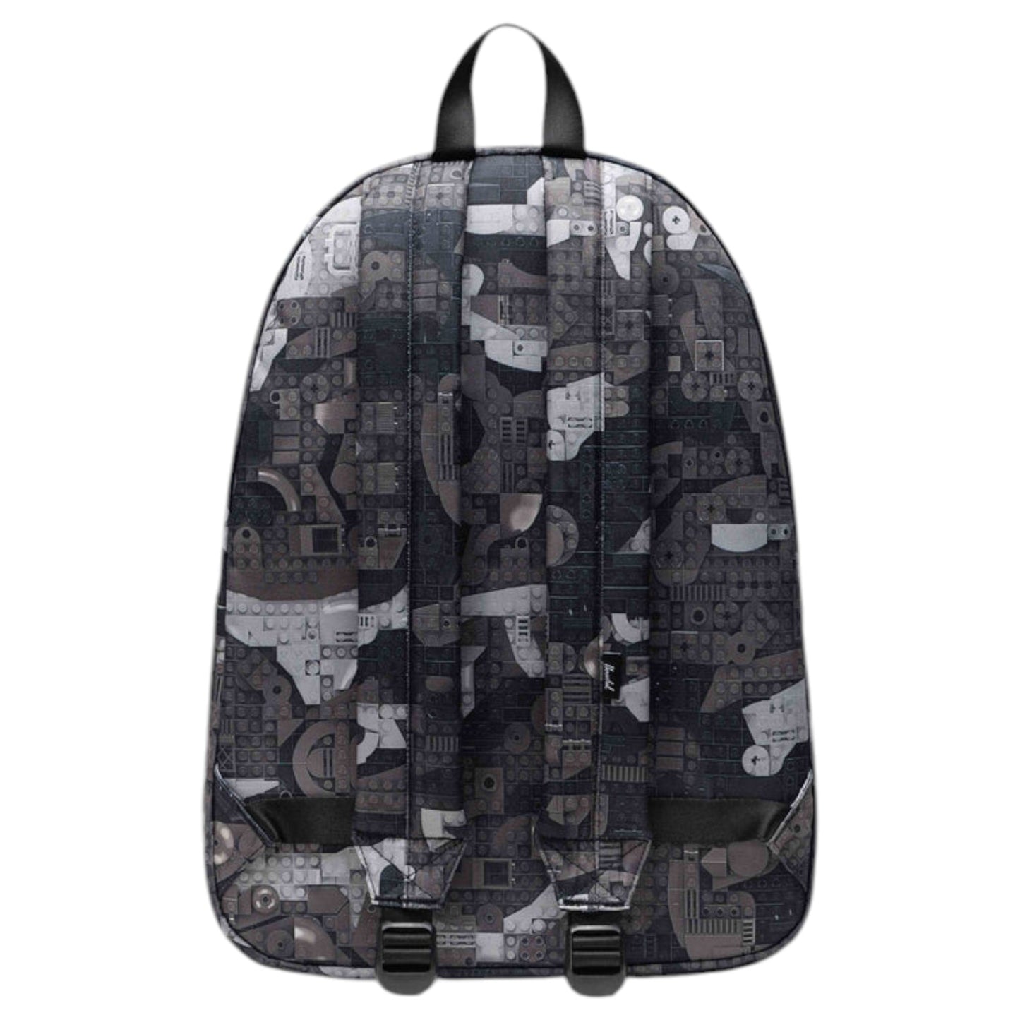 Unisex Adults Herschel Lego Classic XL 30L Backpack Abstract Bricks Black