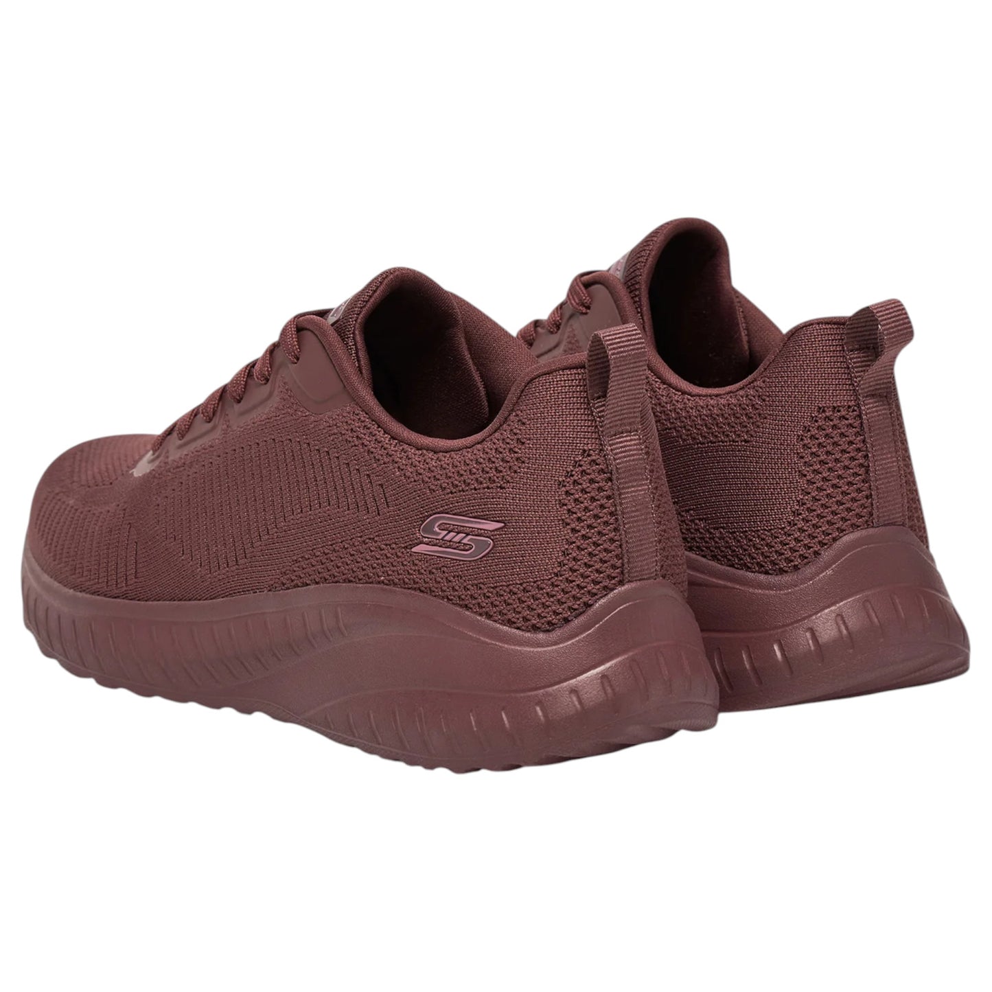 Womens Skechers BOBS Sport Squad Chaos - Face Off Shoes Plum