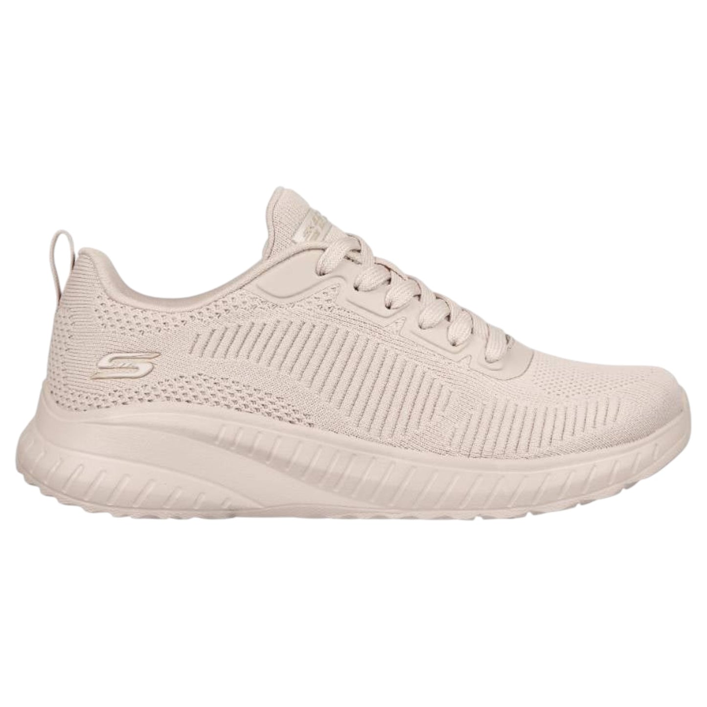 Womens Skechers BOBS Sport Squad Chaos - Face Off Shoes Nude