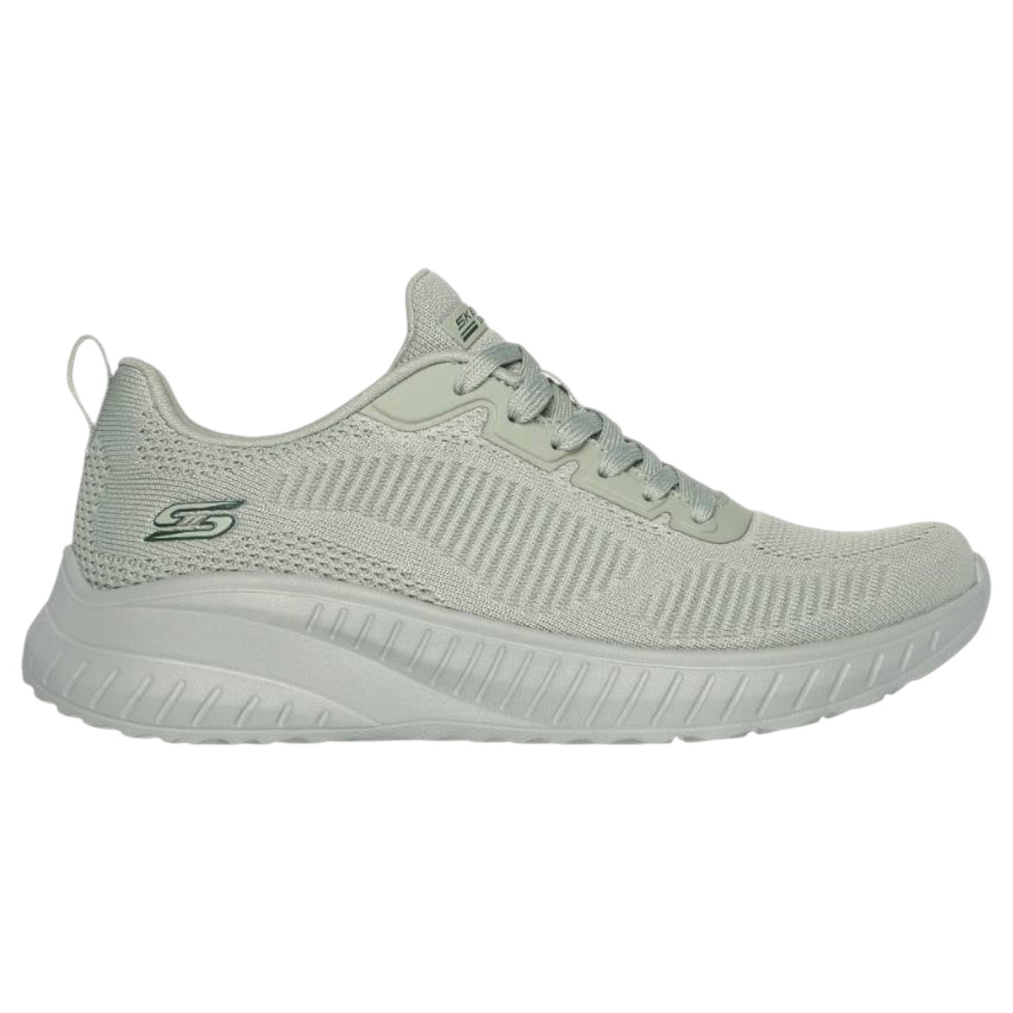 Womens Skechers BOBS Sport Squad Chaos - Face Off Shoes Sage