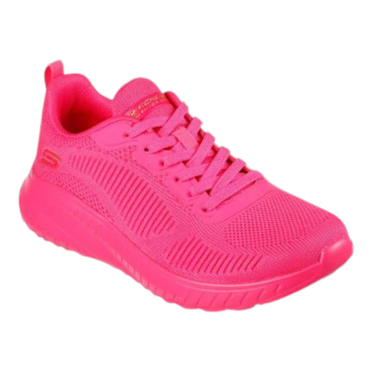 Womens Skechers Bobs Sport Squad Chaos - Cool Rythms Shoes Pink