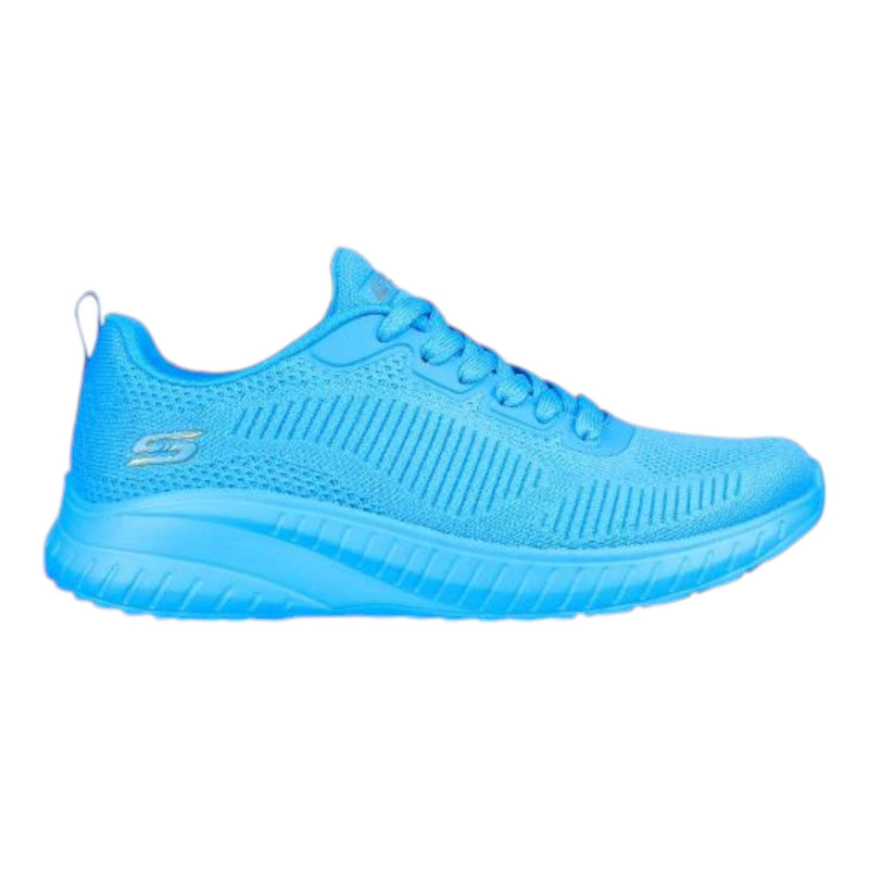 Womens Skechers Bobs Sport Squad Chaos - Cool Rythms Aqua Sneaker Shoes