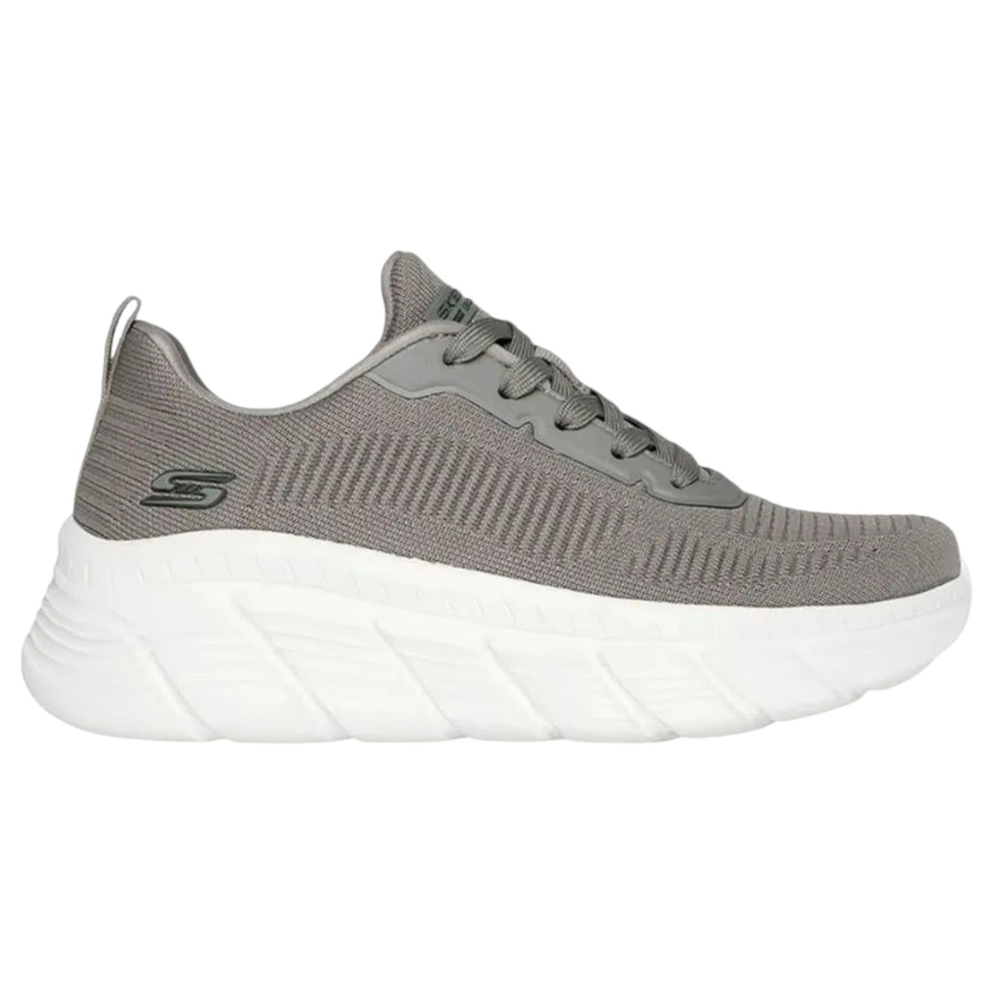 Womens Skechers BOBS Sport B Flex Hi - Flying Hi Shoes Olive