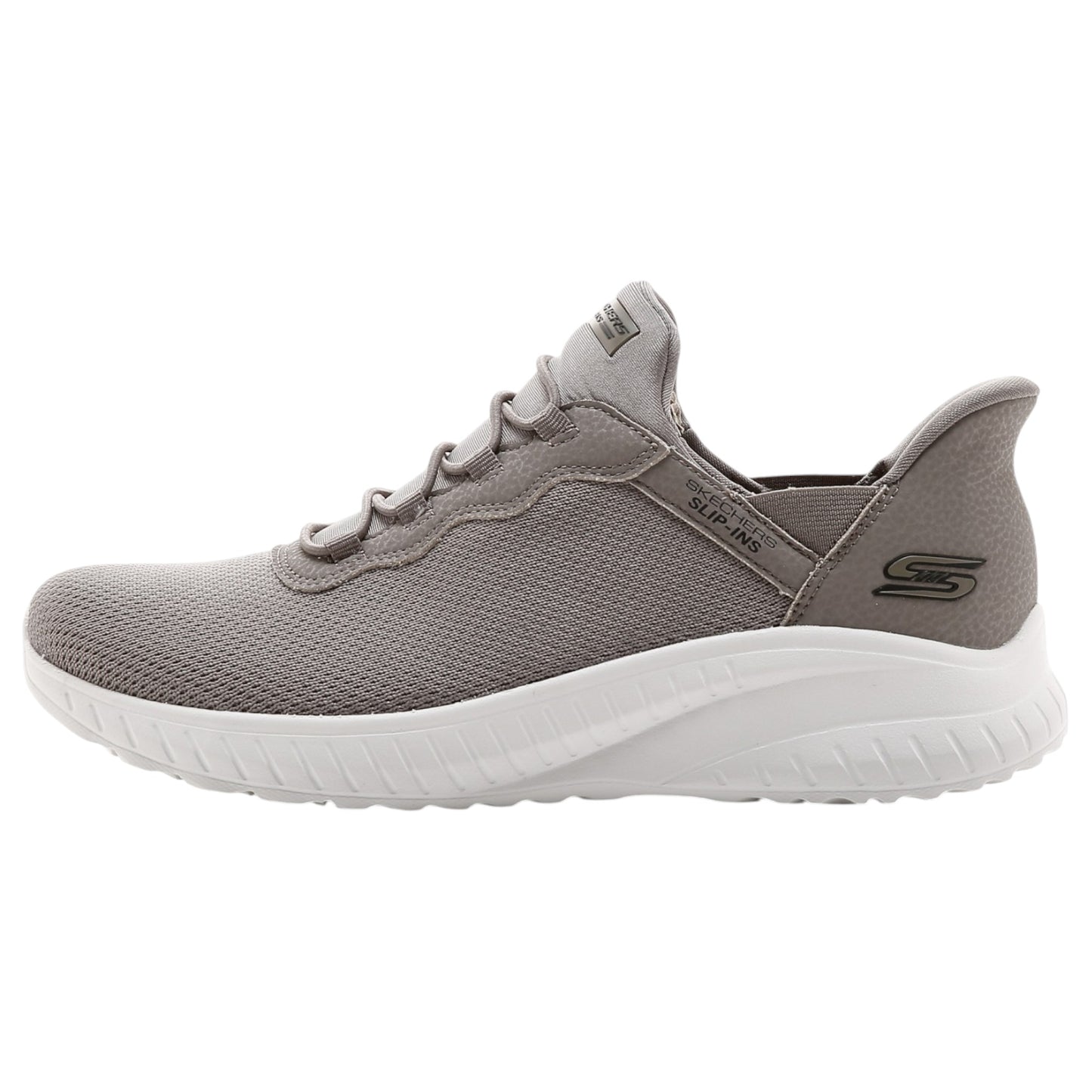 Womens Skechers BOBS Sport Squad Chaos - Daily Inspiration Shoes Taupe