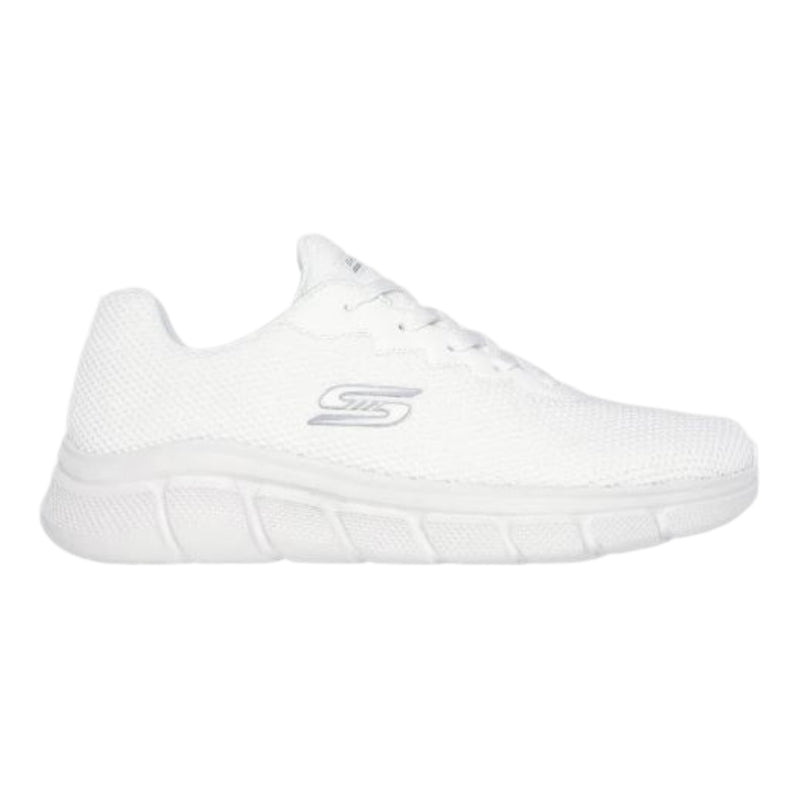 Mens Skechers Bobs Sport B Flex - Chill Edge Shoes Off White