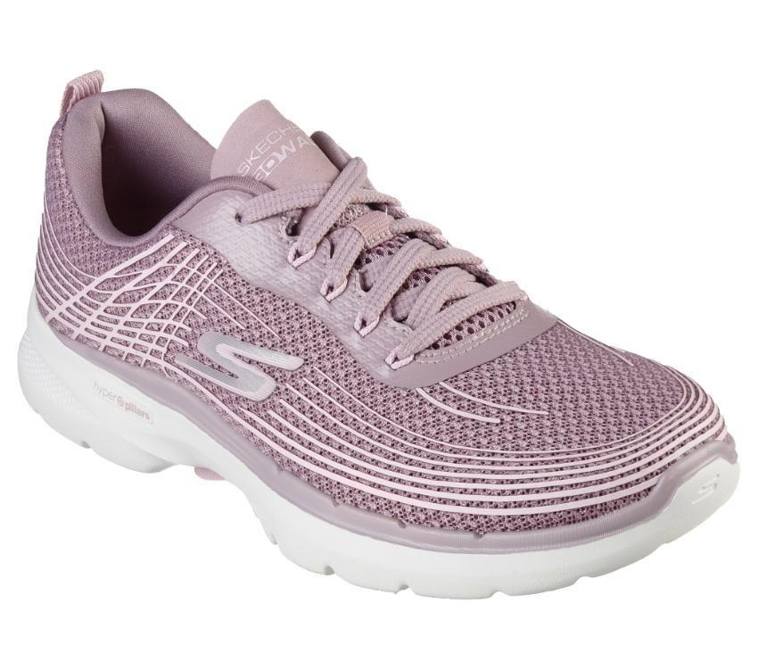 Womens Skechers Go Walk Lounge - At Ease Shoes Mauve