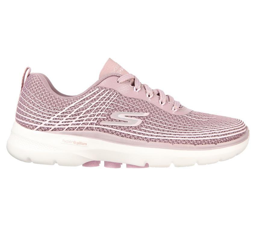 Womens Skechers Go Walk Lounge - At Ease Shoes Mauve