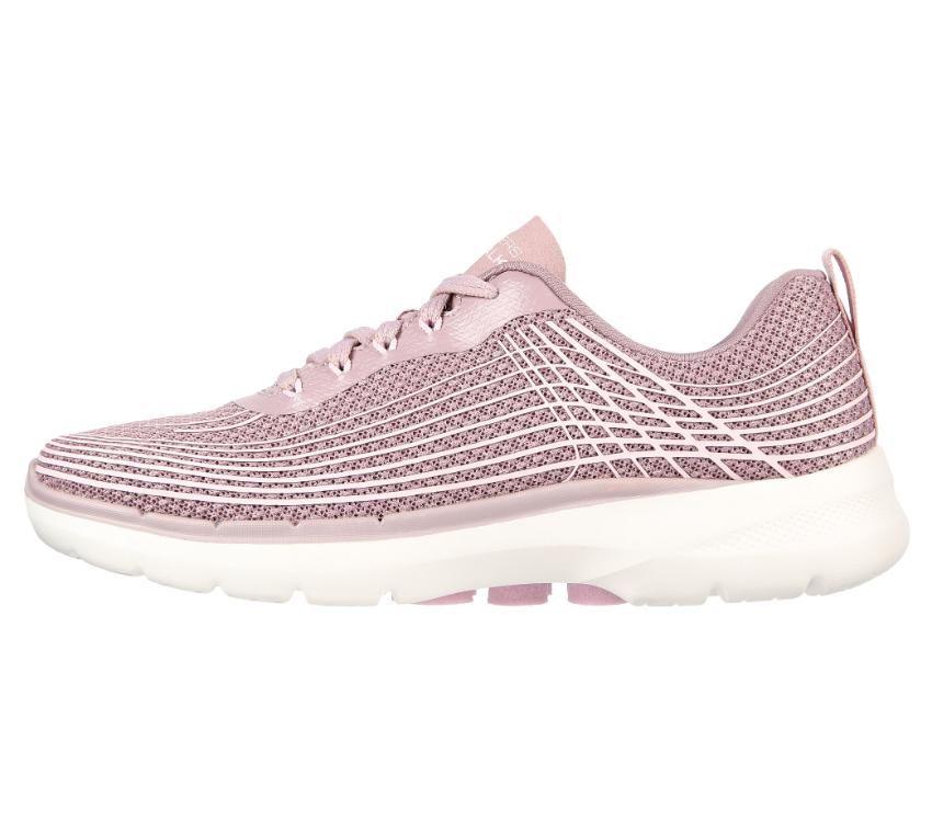 Womens Skechers Go Walk Lounge - At Ease Shoes Mauve