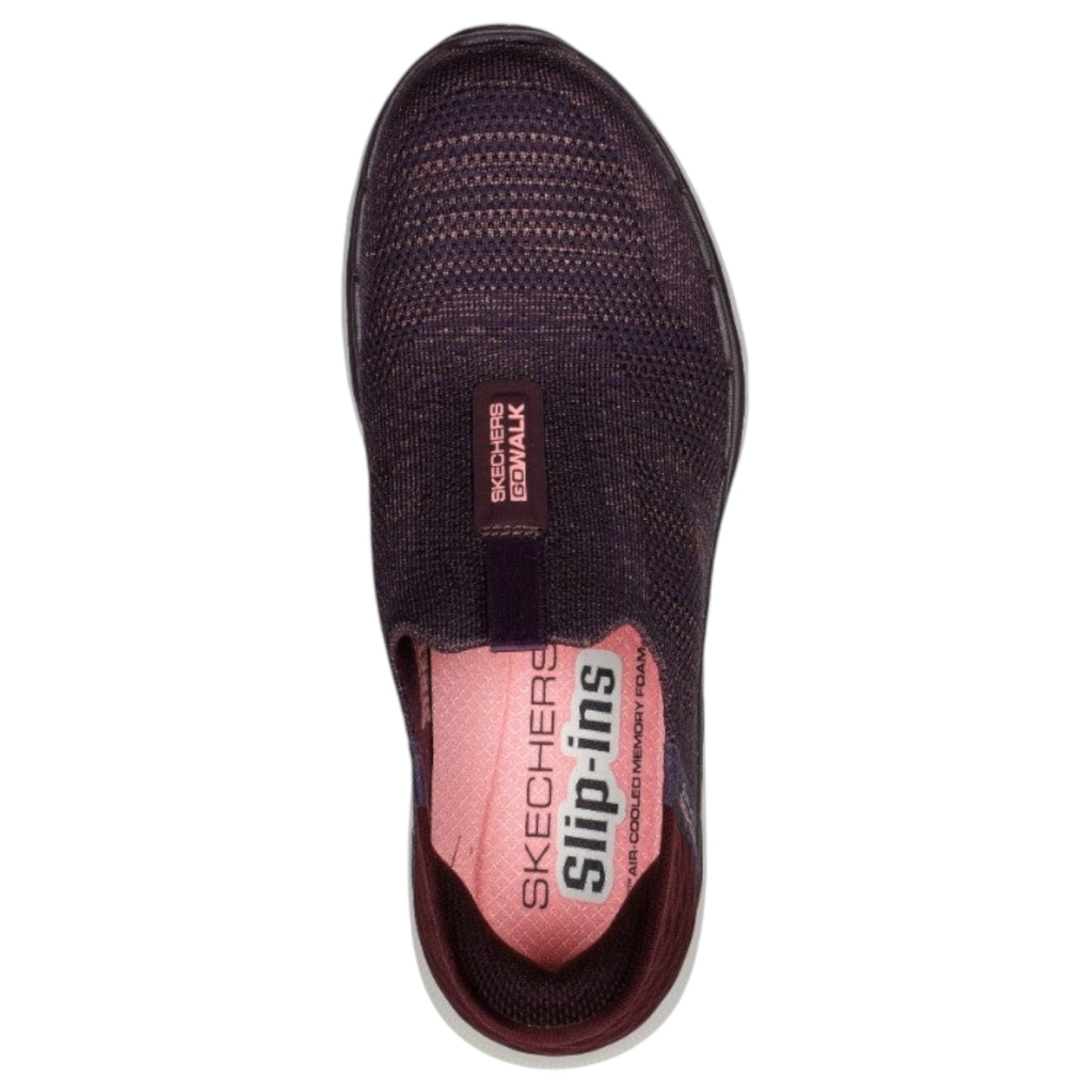 Womens Skechers GO Walk 6 - Fabulous View Shoes Plum