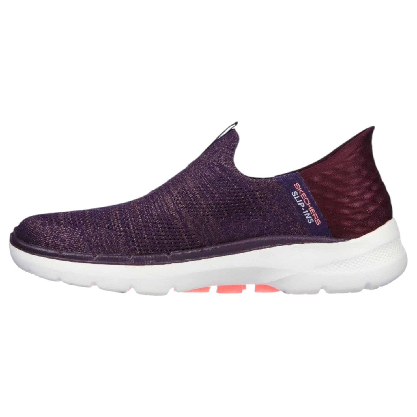 Womens Skechers GO Walk 6 - Fabulous View Shoes Plum