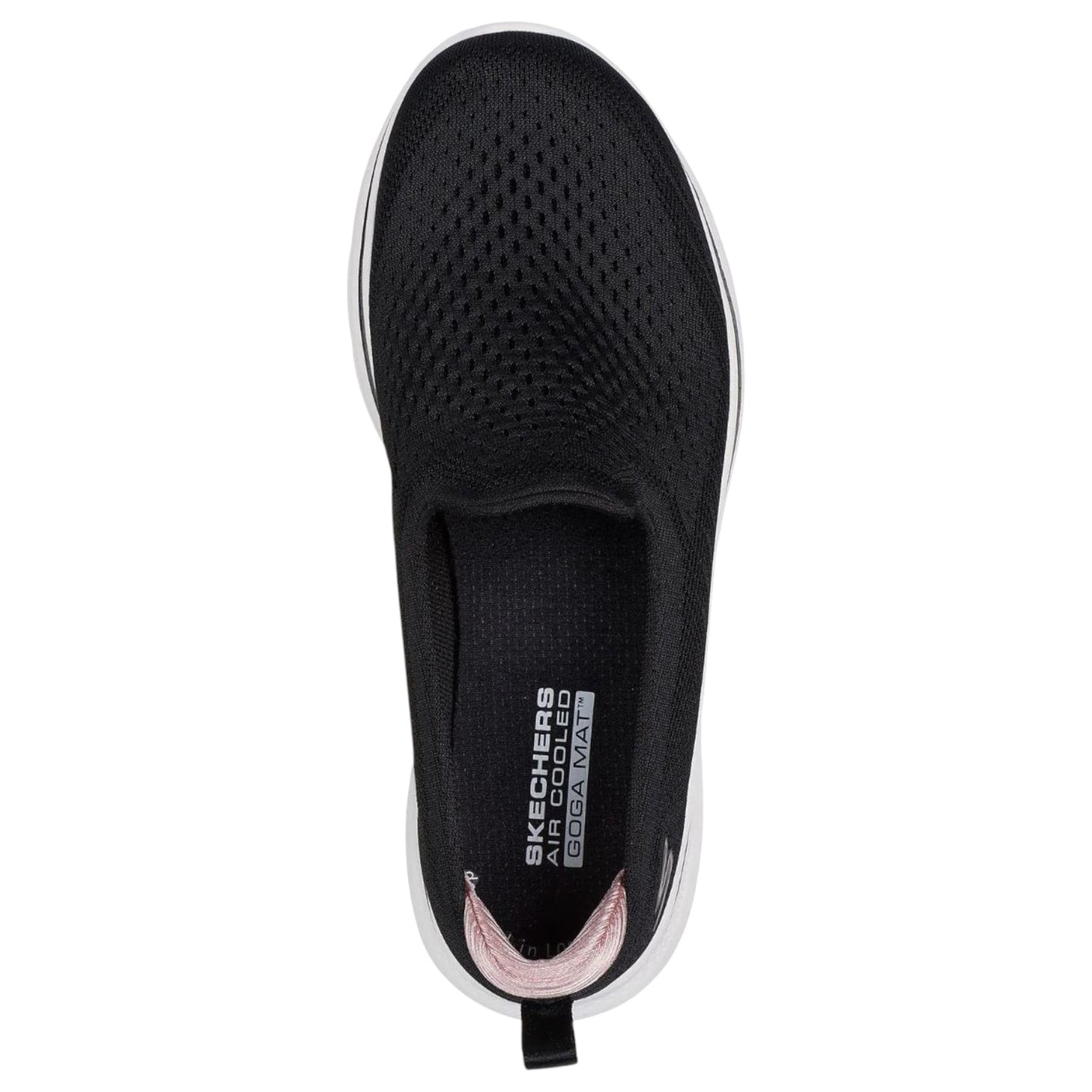 Womens Skechers Go Walk 7 - Vina Shoes Black/Pink