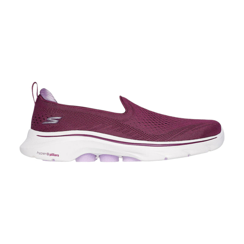 Womens Skechers Go Walk 7- Vina Plum Walking Shoes