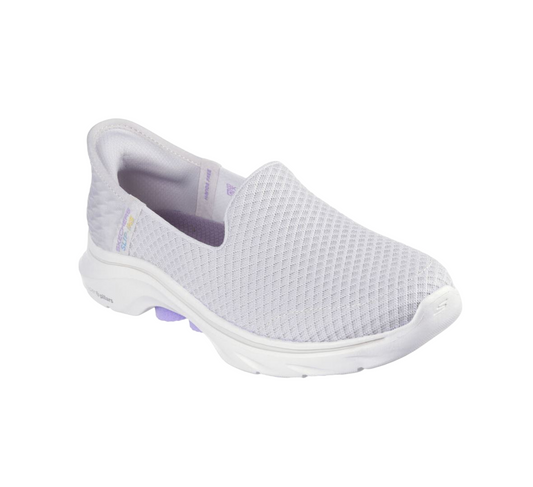 Womens Skechers Go Walk 7 - Daley Shoes Grey/Lavender