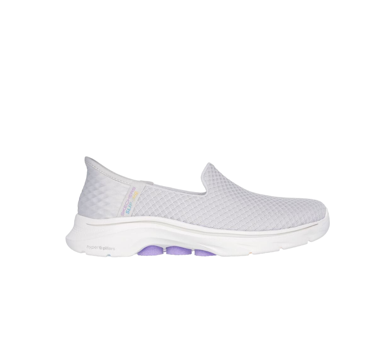 Womens Skechers Go Walk 7 - Daley Shoes Grey/Lavender