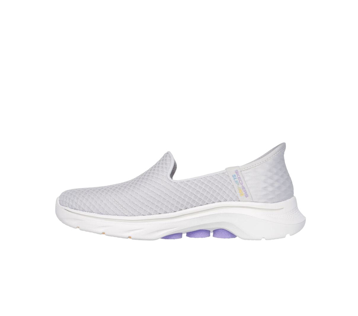 Womens Skechers Go Walk 7 - Daley Shoes Grey/Lavender