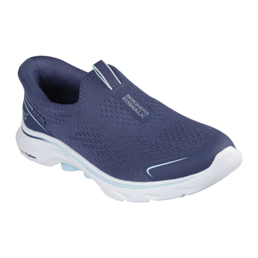 Womens Skechers Go Walk 7 - Sarai Shoes Navy/Aqua