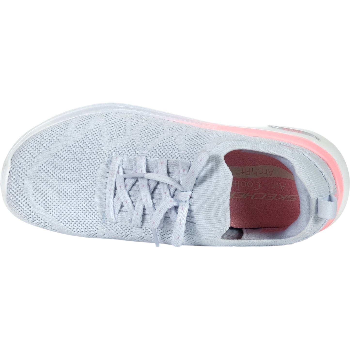 Womens Skechers Go Walk Arch Fit 2.0 Shoes Grey/Pink