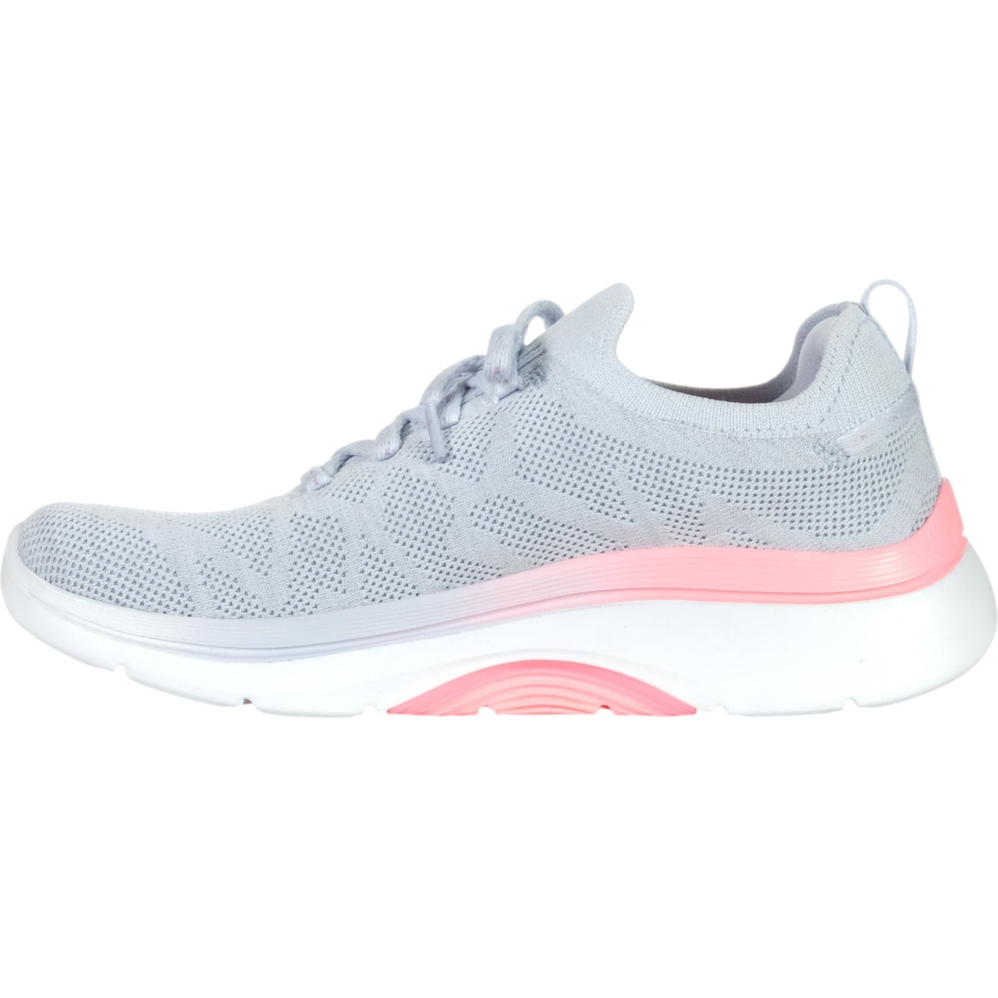 Womens Skechers Go Walk Arch Fit 2.0 Shoes Grey/Pink