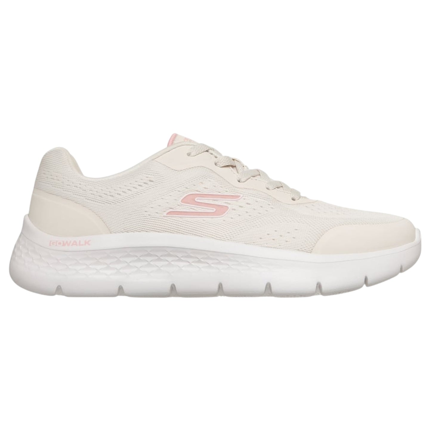 Womens Skechers GO WALK Flex - Serenity Shoes Natural/Pink
