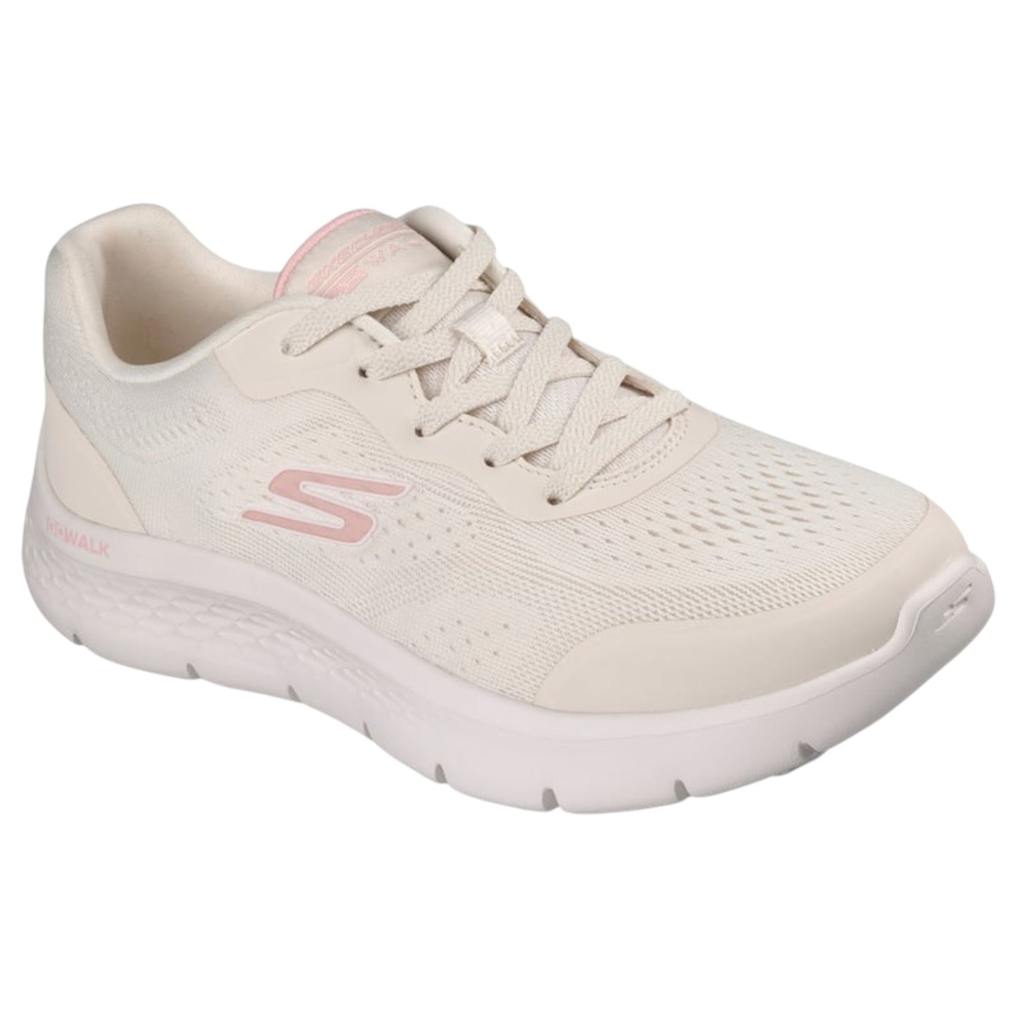 Womens Skechers GO WALK Flex - Serenity Shoes Natural/Pink