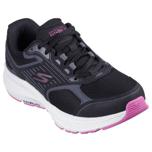 Womens Skechers GO Run Consistent 2.0 - Advantage Shoes Black/Fuchsia