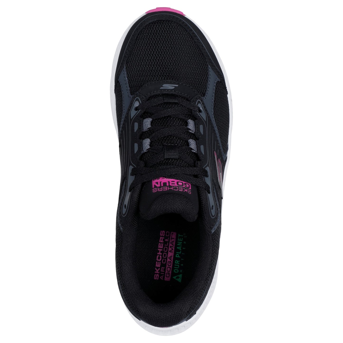 Womens Skechers GO Run Consistent 2.0 - Advantage Shoes Black/Fuchsia