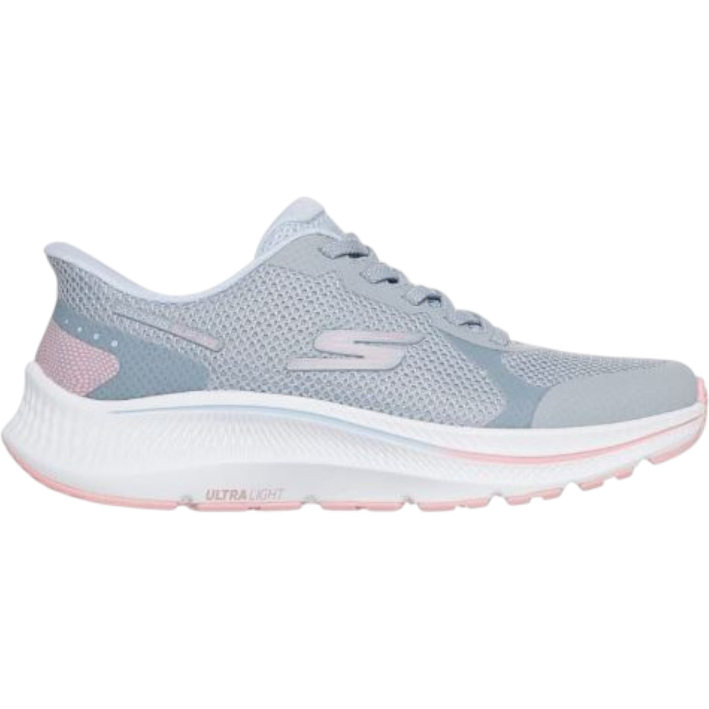 Womens Skechers Go Run Consistent Fit 2.0 Shoes Grey/Lighter Blue
