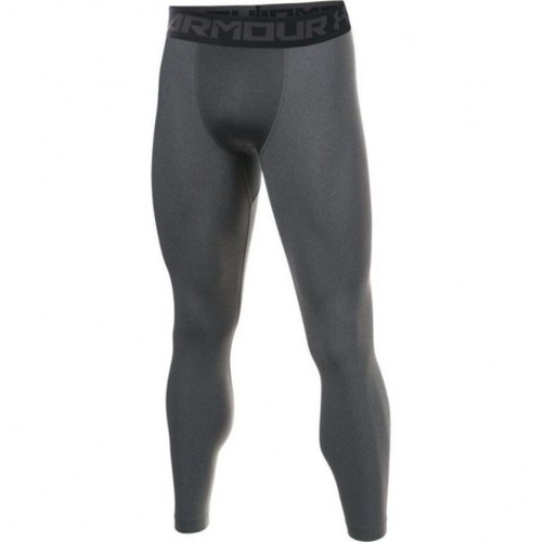 Mens Under Armour Heatgear Compression Leggings Carbon Heather