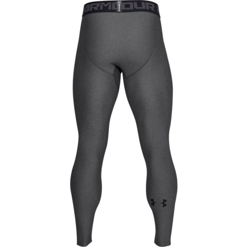 Mens Under Armour Heatgear Compression Leggings Carbon Heather