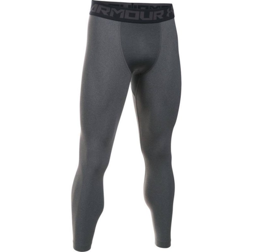 Mens Under Armour Heatgear Compression Leggings Carbon Heather