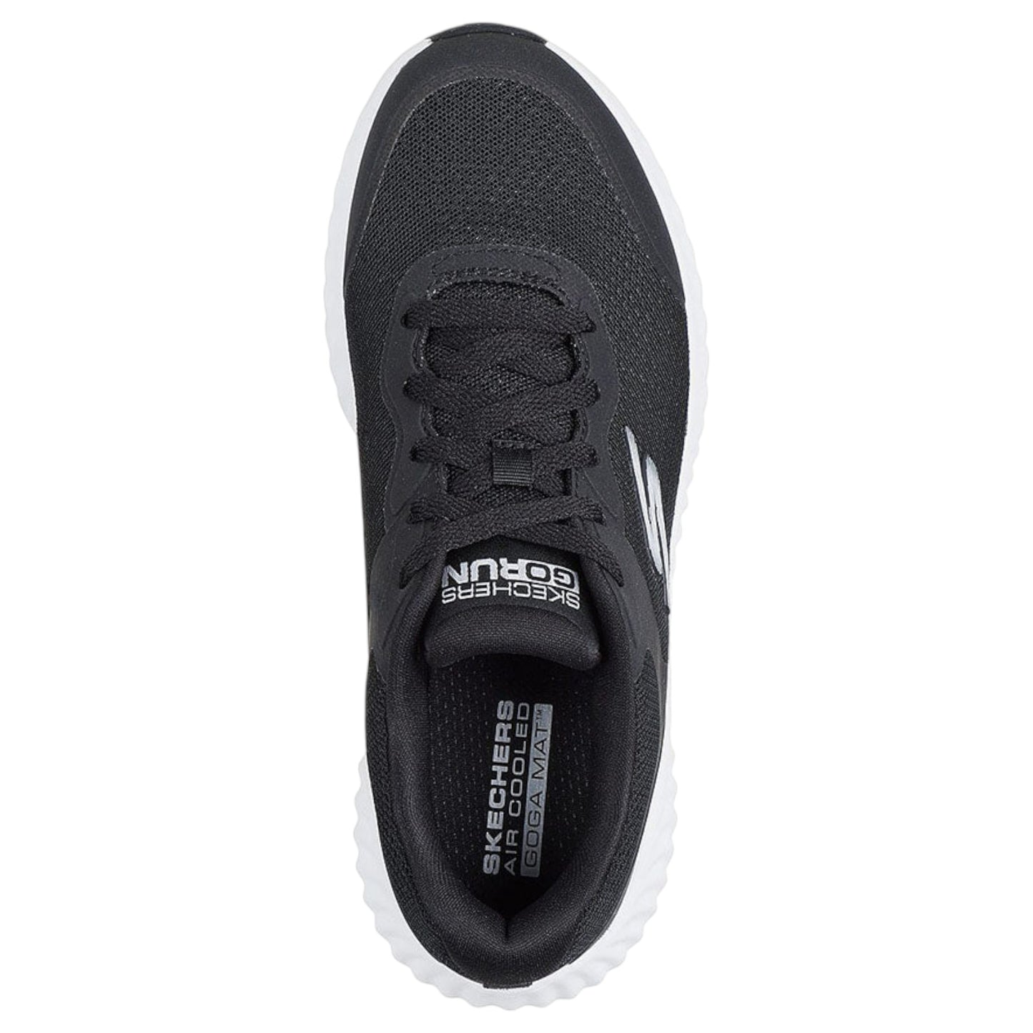 Womens Skechers GO Run Now - Prisma Shoes Black/White