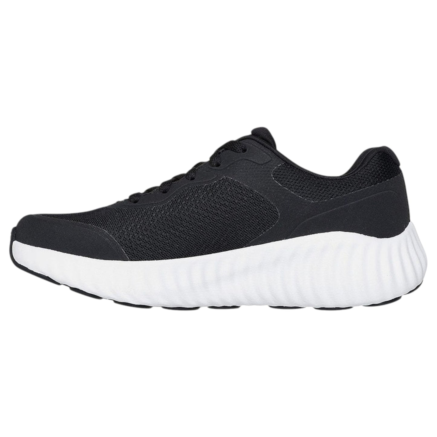 Womens Skechers GO Run Now - Prisma Shoes Black/White
