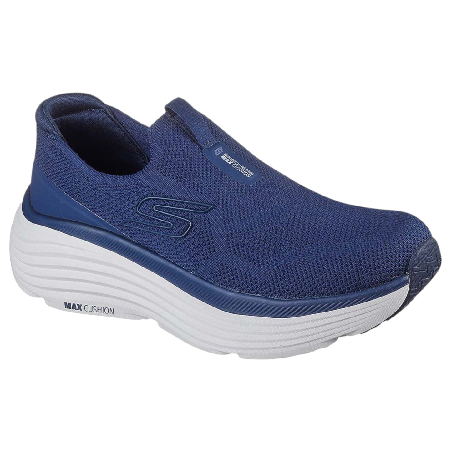Womens Skechers Max Cushioning Endeavour Shoes Navy