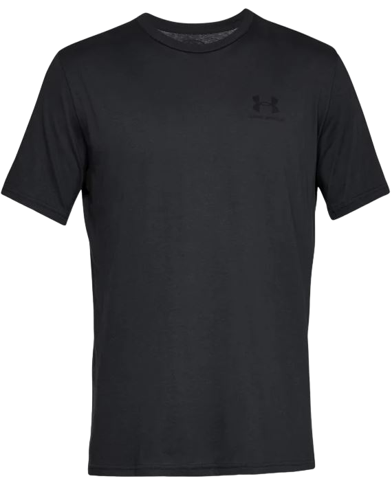 Mens Under Armour Black Sportstyle Short Sleeve Athletic Shirt
