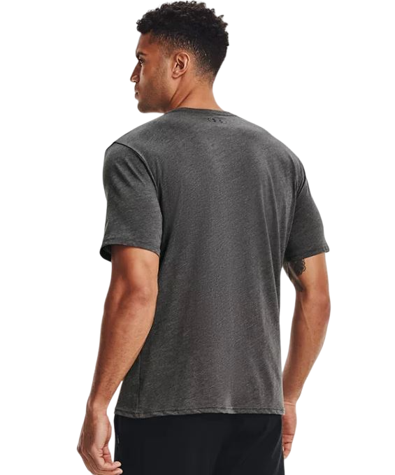 Mens Under Armour Charcoal/ Black Sportstyle Short Sleeve Athletic Shirt