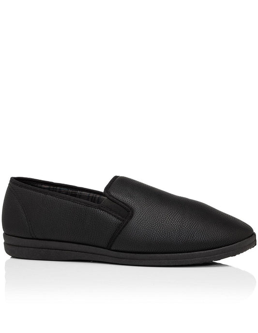 Mens Grosby Sterling Slippers Black